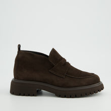 Load image into Gallery viewer, Paul Green Brown Suede Loafer|8344001
