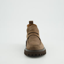 Load image into Gallery viewer, Paul Green Light Brown Suede Loafer|8344002
