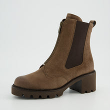 Load image into Gallery viewer, Paul Green Brown Leather Ankle Boot|8350001

