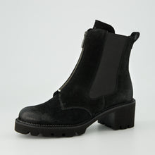 Load image into Gallery viewer, Paul Green Black leather Ankle Boot|8350002
