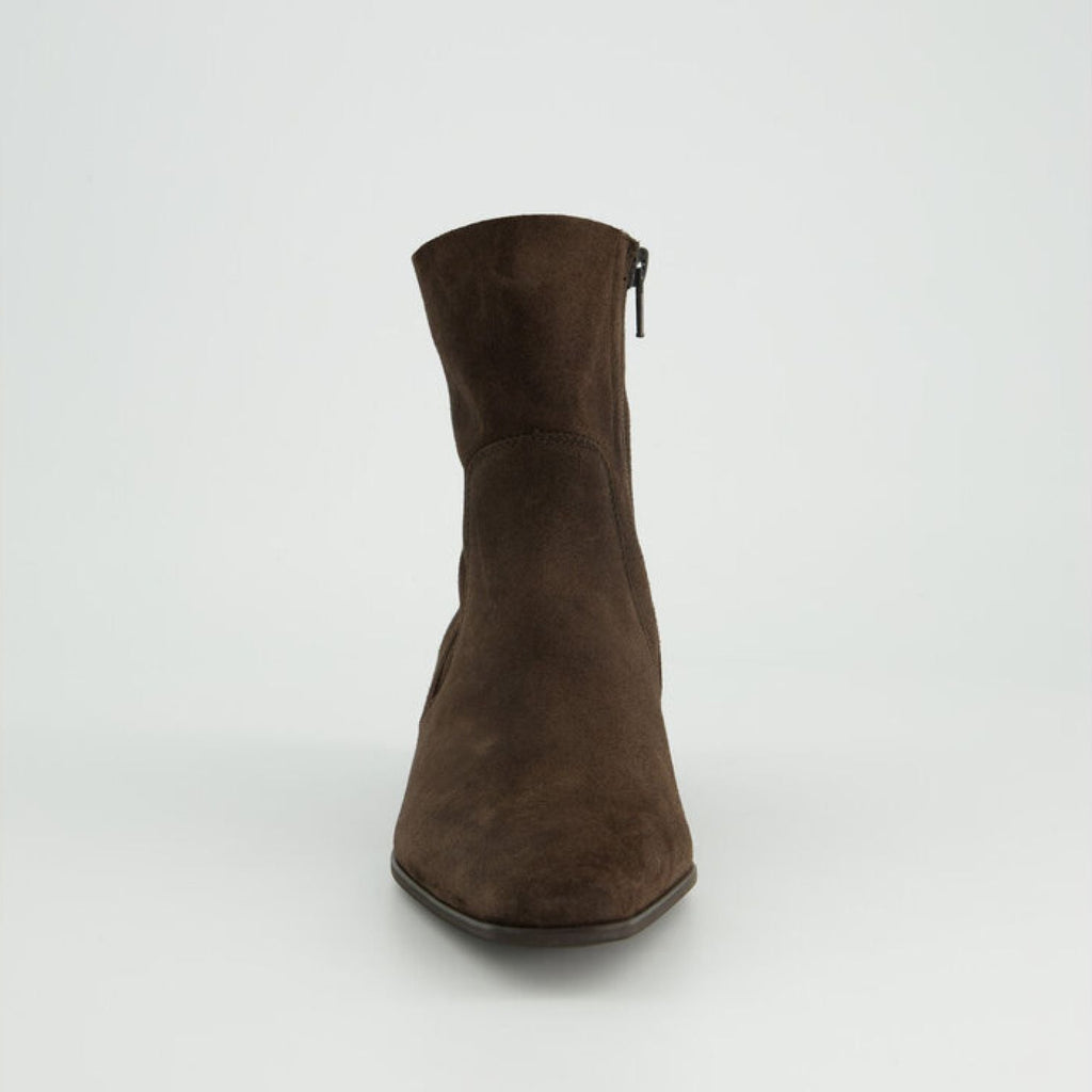 Paul Green Dark Brown Pointy Ankle Boot|8365002