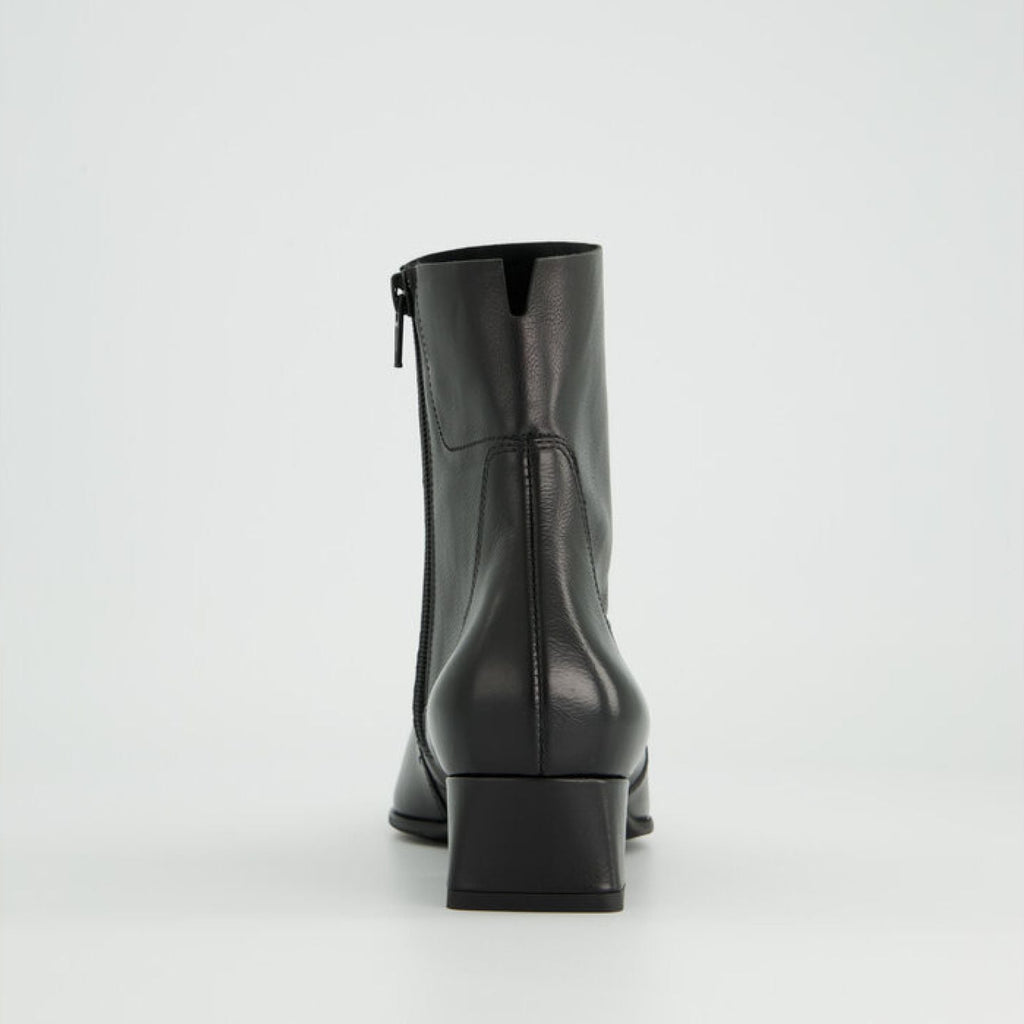 Paul Green Black Pointy Ankle Boot|8365005