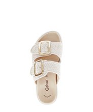 Load image into Gallery viewer, Gabor Beige Comfort Strap Sandal|8375722
