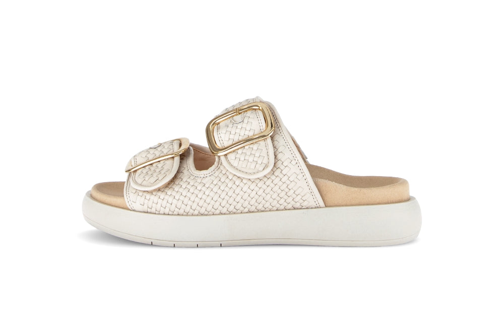Gabor Beige Comfort Strap Sandal|8375722