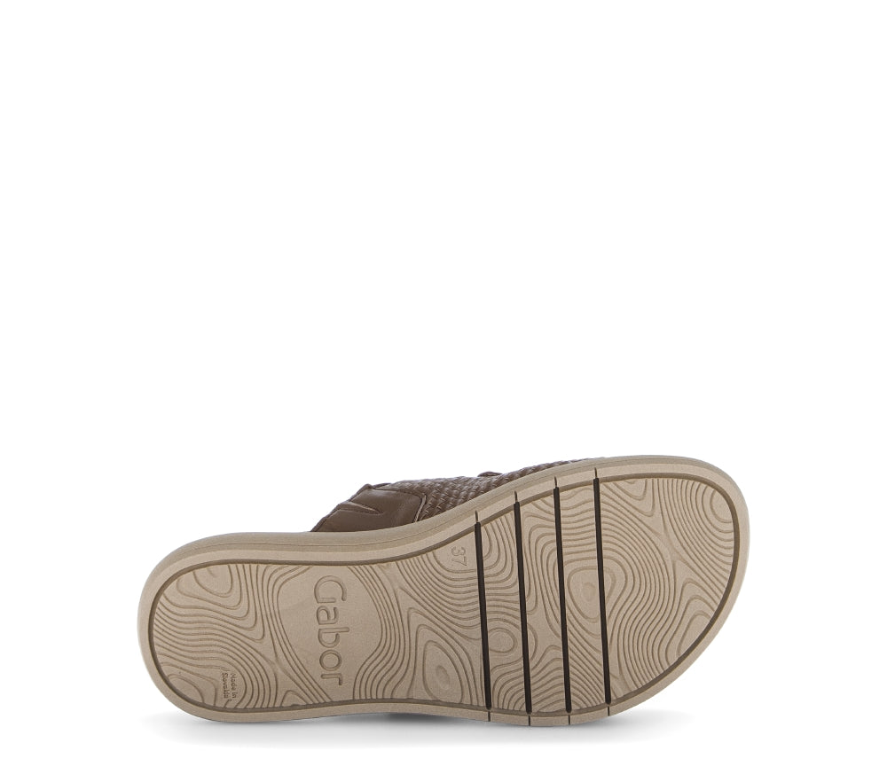 Gabor Brown Comfort Strap Sandal |8375728