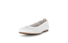 Load image into Gallery viewer, Gabor Braided White Comfort Ballerina|8412120

