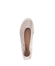 Load image into Gallery viewer, Gabor Gold Comfort Braided Ballerina|8412162
