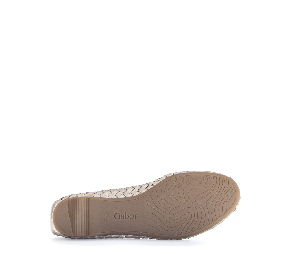 Gabor Gold Comfort Braided Ballerina|8412162