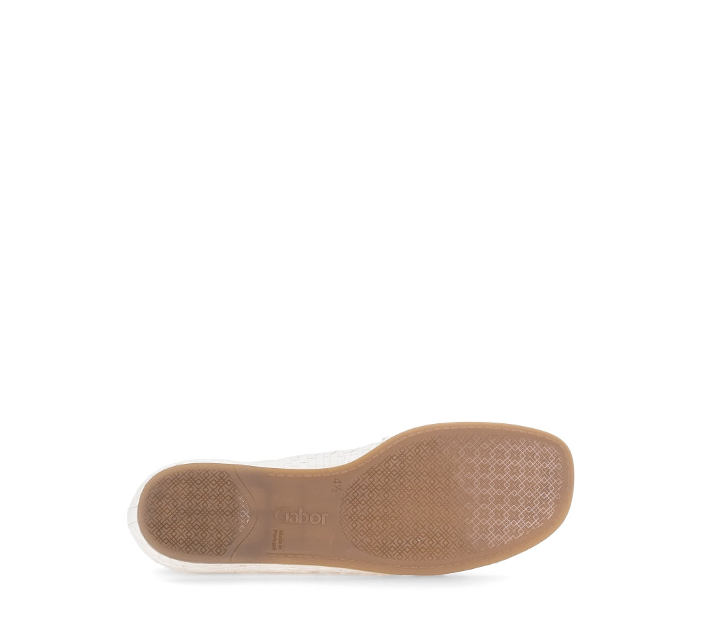 Gabor White Braided Pump|8415822