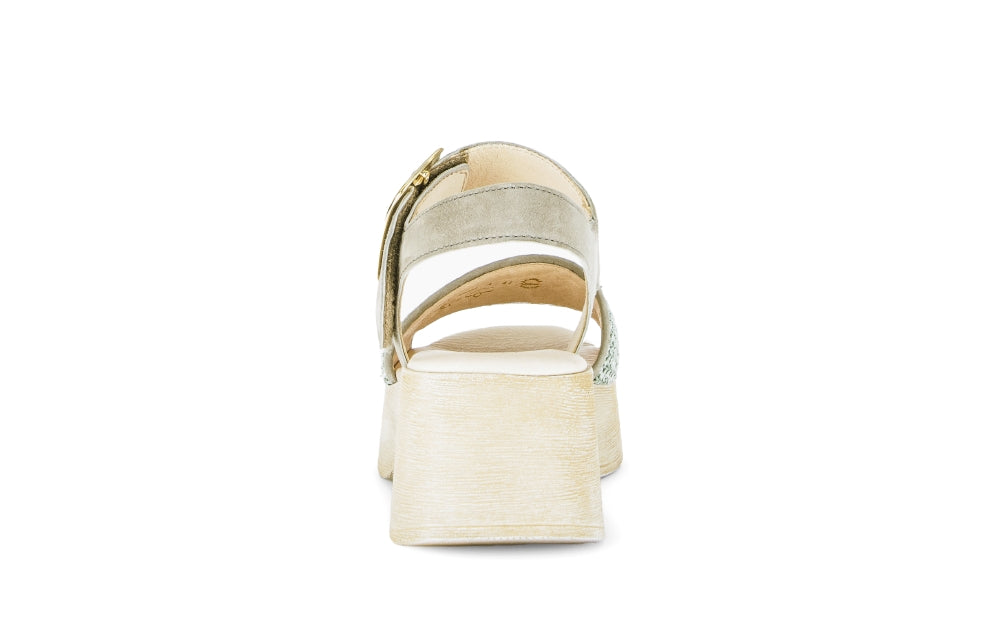Gabor Green Platform Sandal|8452641