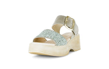 Load image into Gallery viewer, Gabor Green Platform Sandal|8452641
