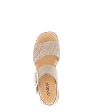 Load image into Gallery viewer, Gabor Beige Platform Sandal|8452644
