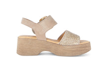 Load image into Gallery viewer, Gabor Beige Platform Sandal|8452644
