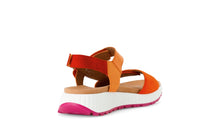 Load image into Gallery viewer, Gabor Orange and Pink Strap Sandal|8458233
