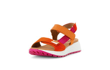 Load image into Gallery viewer, Gabor Orange and Pink Strap Sandal|8458233
