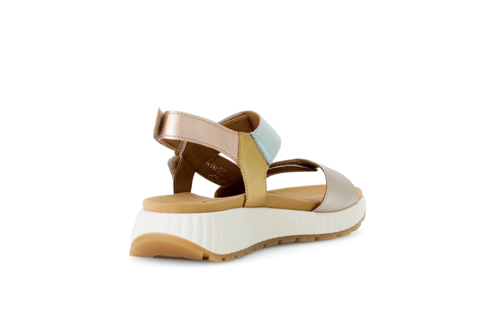 Gabor Metallics Wedge Sandal|8458262