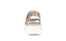 Load image into Gallery viewer, Gabor Gold and Snake Print Wedge Sandal|8459312
