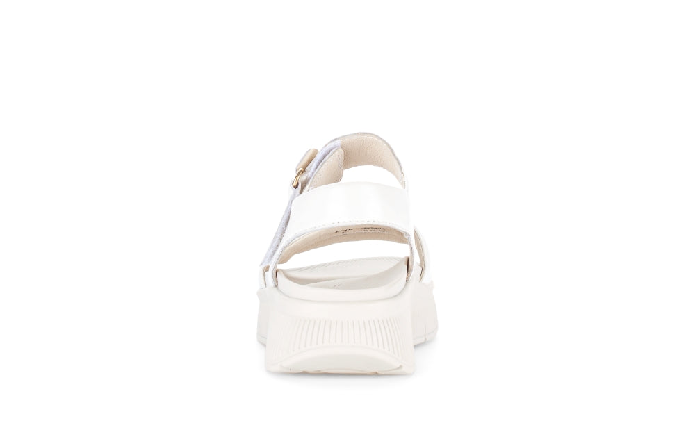 Gabor White Wedge Sandal|8461020
