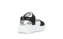 Load image into Gallery viewer, Gabor Black Platform Strap Sandal|8461027
