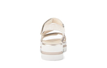 Load image into Gallery viewer, Gabor Silver and Leo Strap Wedge Sandal|8462032
