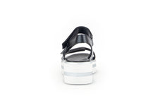 Load image into Gallery viewer, Gabor Blue and Silver Wedge Sandal|8462061
