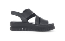 Load image into Gallery viewer, Gabor Black Strap Platform Sandal|8462727
