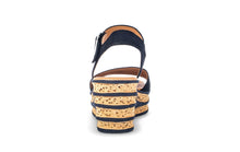 Load image into Gallery viewer, Gabor navy Wedge Sandal|8465116
