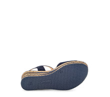 Load image into Gallery viewer, Gabor navy Wedge Sandal|8465116
