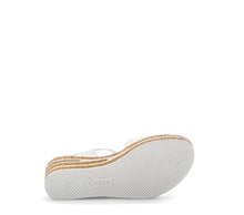 Load image into Gallery viewer, Gabor White leather Wedge Sandal|8465121

