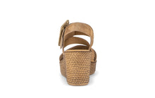 Load image into Gallery viewer, Gabor Brown Suede Wedge Sandal|8477114
