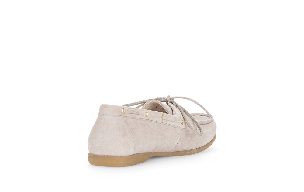 Gabor Light Beige Suede Slip On|8520012