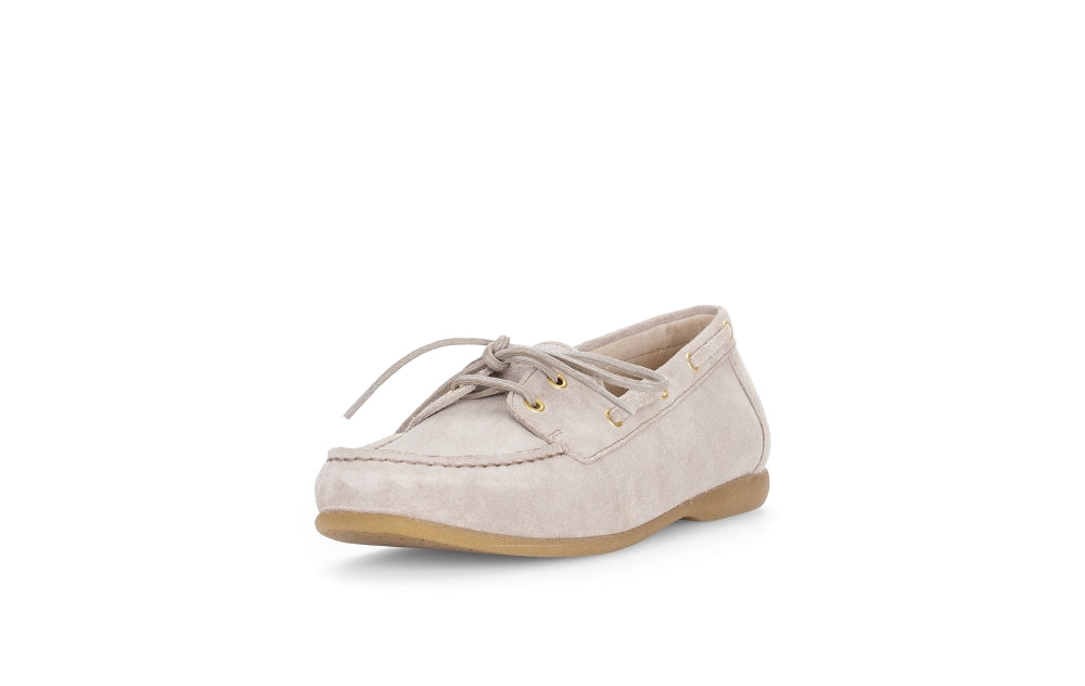 Gabor Light Beige Suede Slip On|8520012