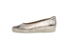 Load image into Gallery viewer, Gabor Metallic Bronze Mini Wedge Pump|8604262
