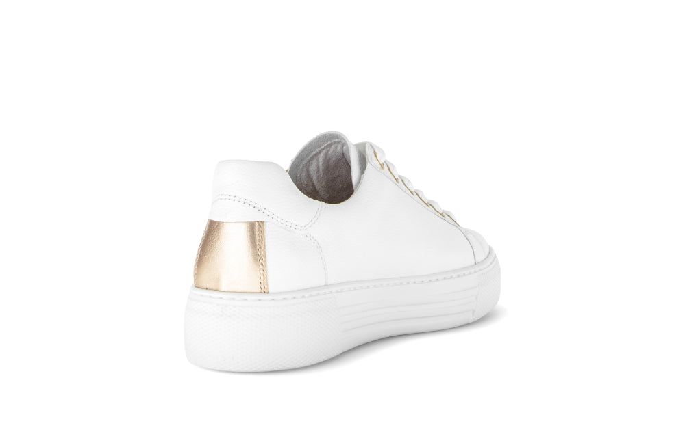 Gabor White Platform Trainer|8646551W