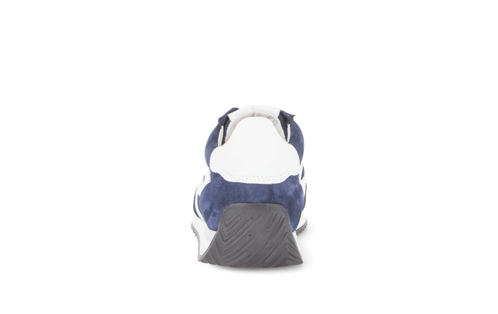 Gabor Navy and White Wide Fit Trainer|8655636