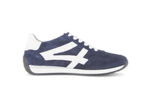 Load image into Gallery viewer, Gabor Navy and White Wide Fit Trainer|8655636
