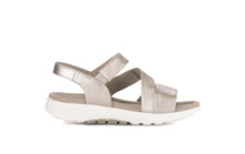 Load image into Gallery viewer, Rolling Soft Gold Mini Wedge Sandal|8681380
