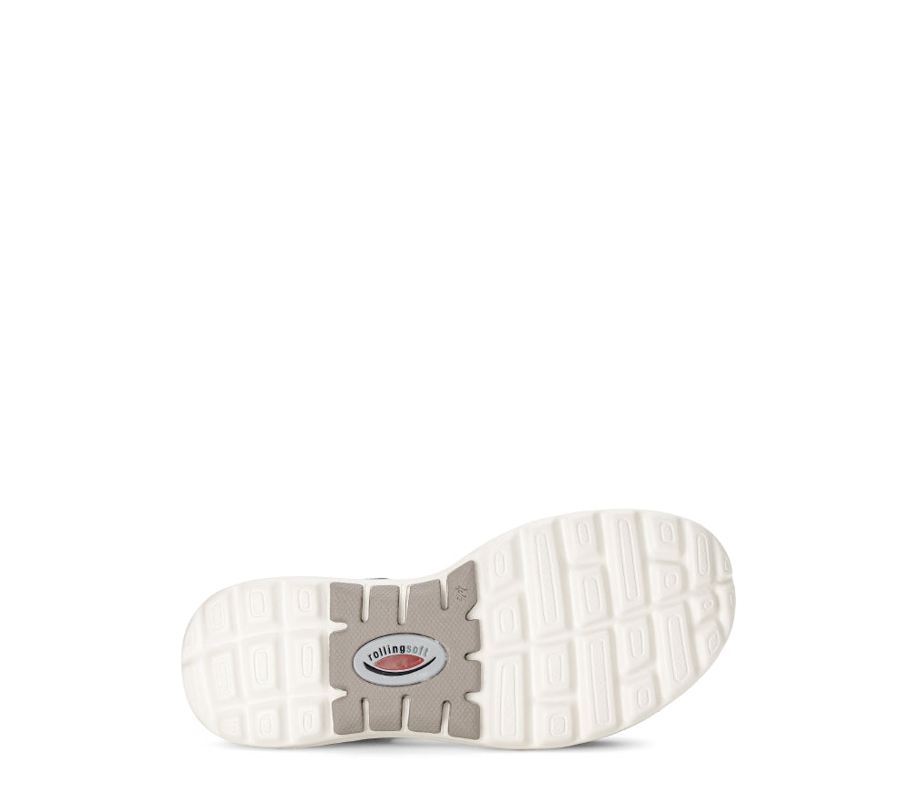 Rolling Soft Navy Wedge Suede Sandal|8681536