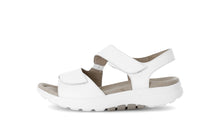 Load image into Gallery viewer, White sandal with a strap on a white background
