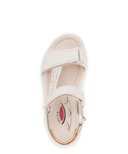 Load image into Gallery viewer, Rolling Soft Cream and Snake Print Wedge Sandal|8683354

