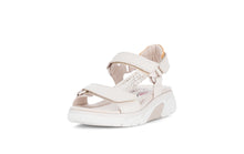 Load image into Gallery viewer, Rolling Soft Cream and Snake Print Wedge Sandal|8683354

