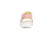 Load image into Gallery viewer, Rolling Soft Pink and Yellow Wedge Sandal|8683359

