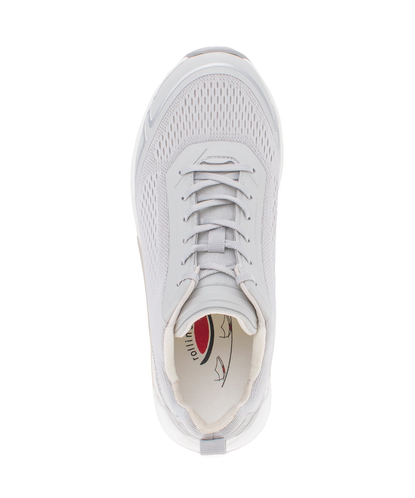 Rolling Soft Light Grey Wedge Trainer|8691251
