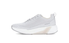 Load image into Gallery viewer, Gray athletic shoe with a white sole on a light gray background

