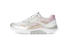 Load image into Gallery viewer, Multicolored sneaker on a white background
