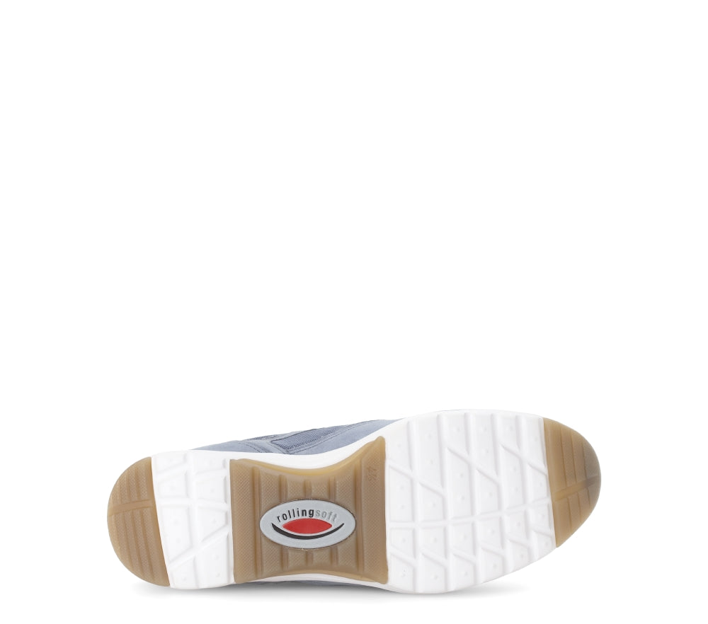 Rolling Soft Wide Fit Blue Trainer|8697826
