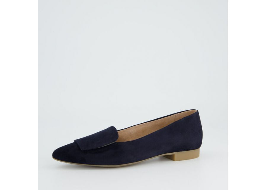 Paul Green Navy Leather Pump|3792190