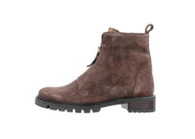 Load image into Gallery viewer, Ara Brown Suede Centre Zip Ankle Boot|122952003
