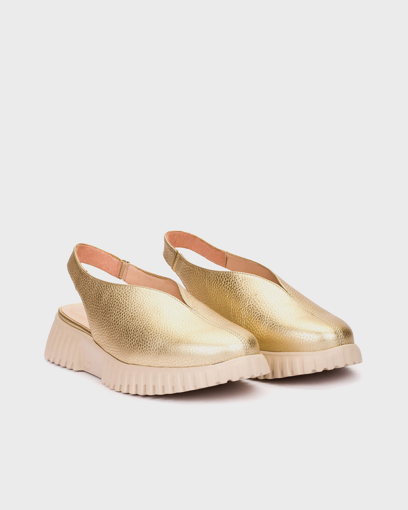 Wonders Gold Sling Back|A4411P