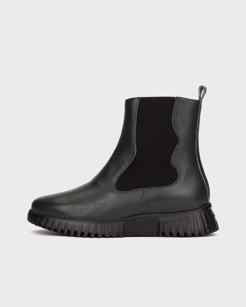 Wonders Dark Green Chelsea Boot|A4422GR